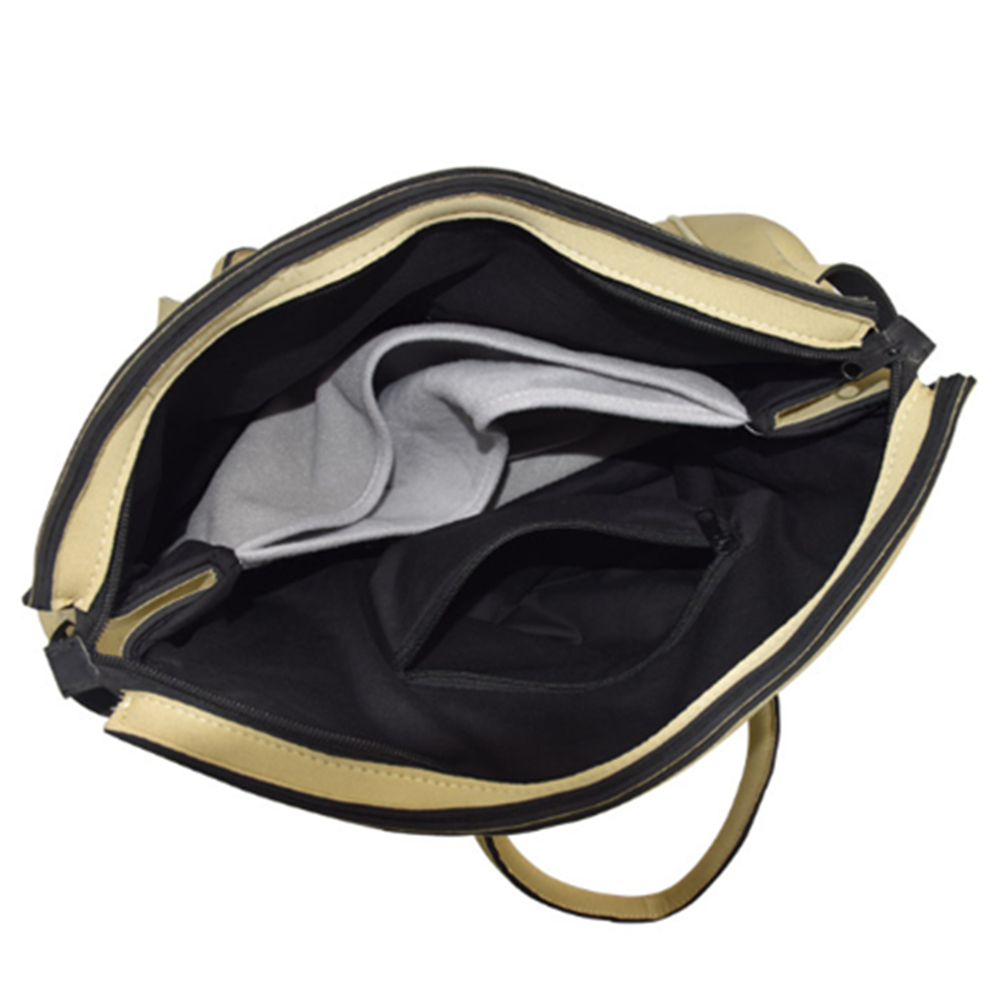 Neoprene Trendy Bag With Zipper Closure 3