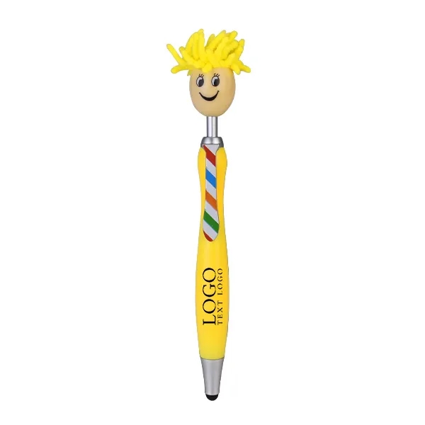Custom Cartoon Hair Head Pen 12