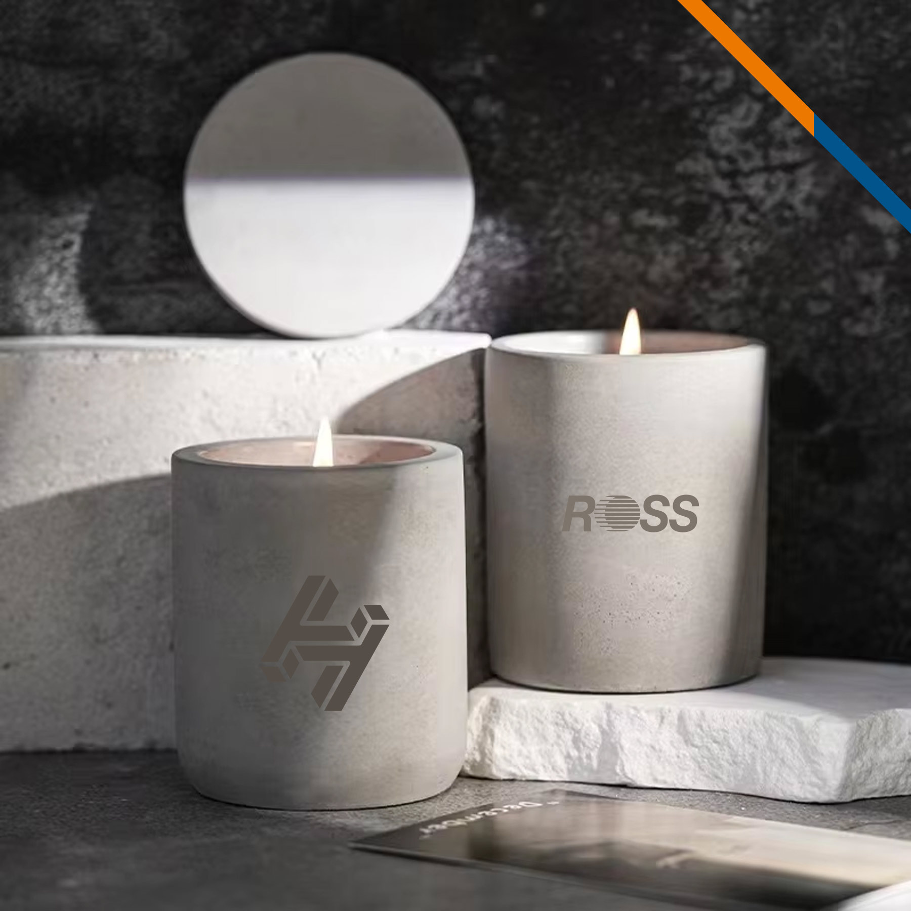 LitCem Concrete Candle - 3 OZ. 6