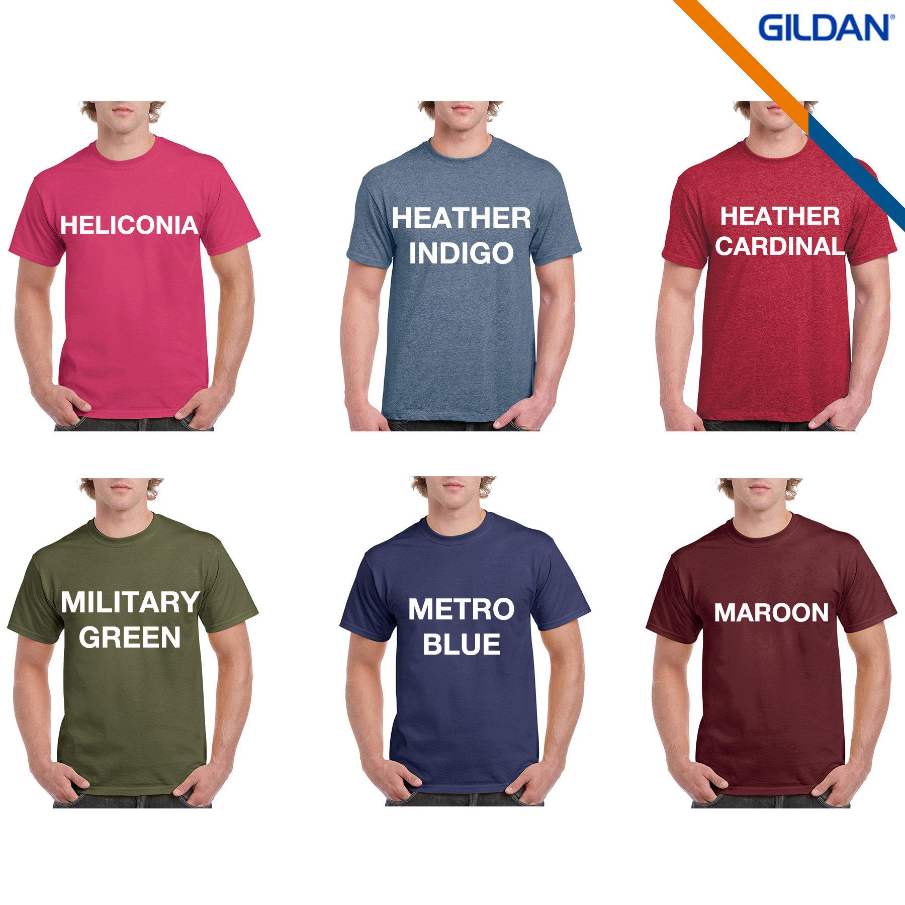 Gildan® 6 oz Ultra Cotton Preshrunk Tees 8
