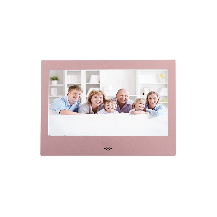 7" LCD Digital Photo Frame W/Brushed Metal Finish 2
