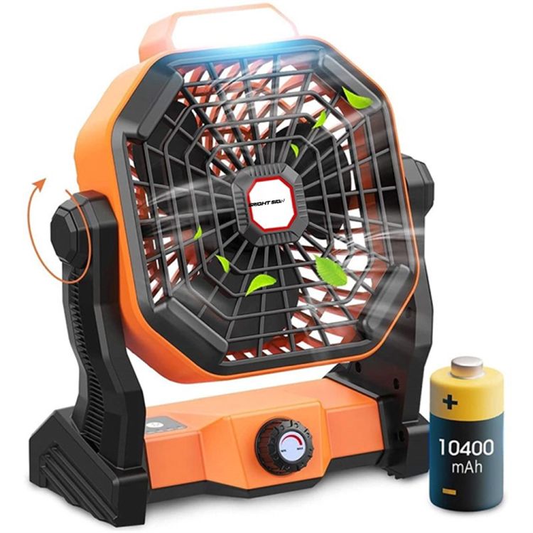 LED Light & USB Power-Bank Camping Fan 2