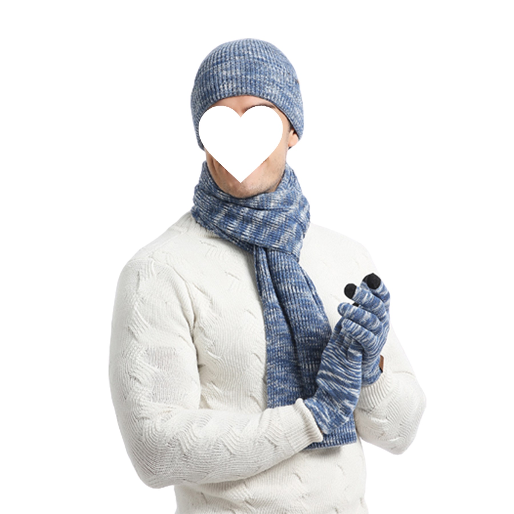Winter Knitted Hat Set 5