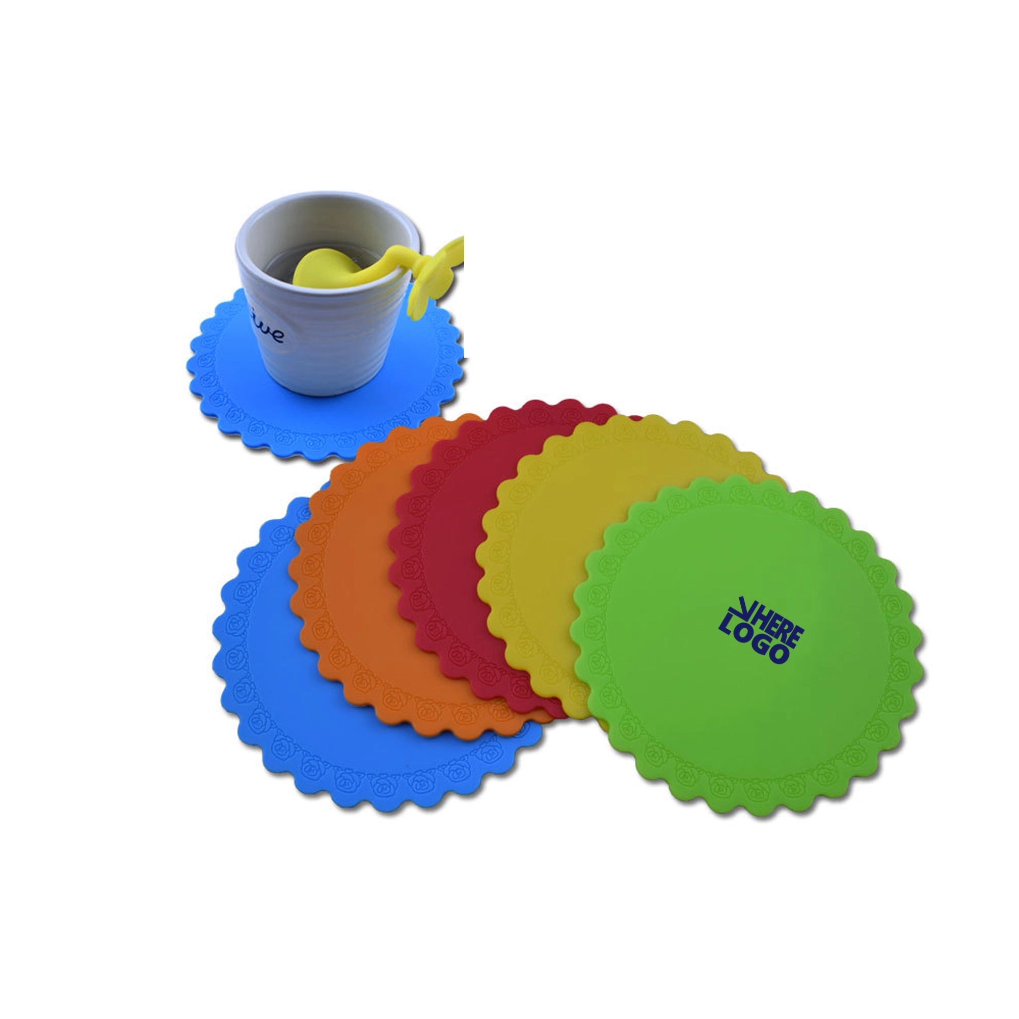 Silicone Cup Mat Soft Coaster 4