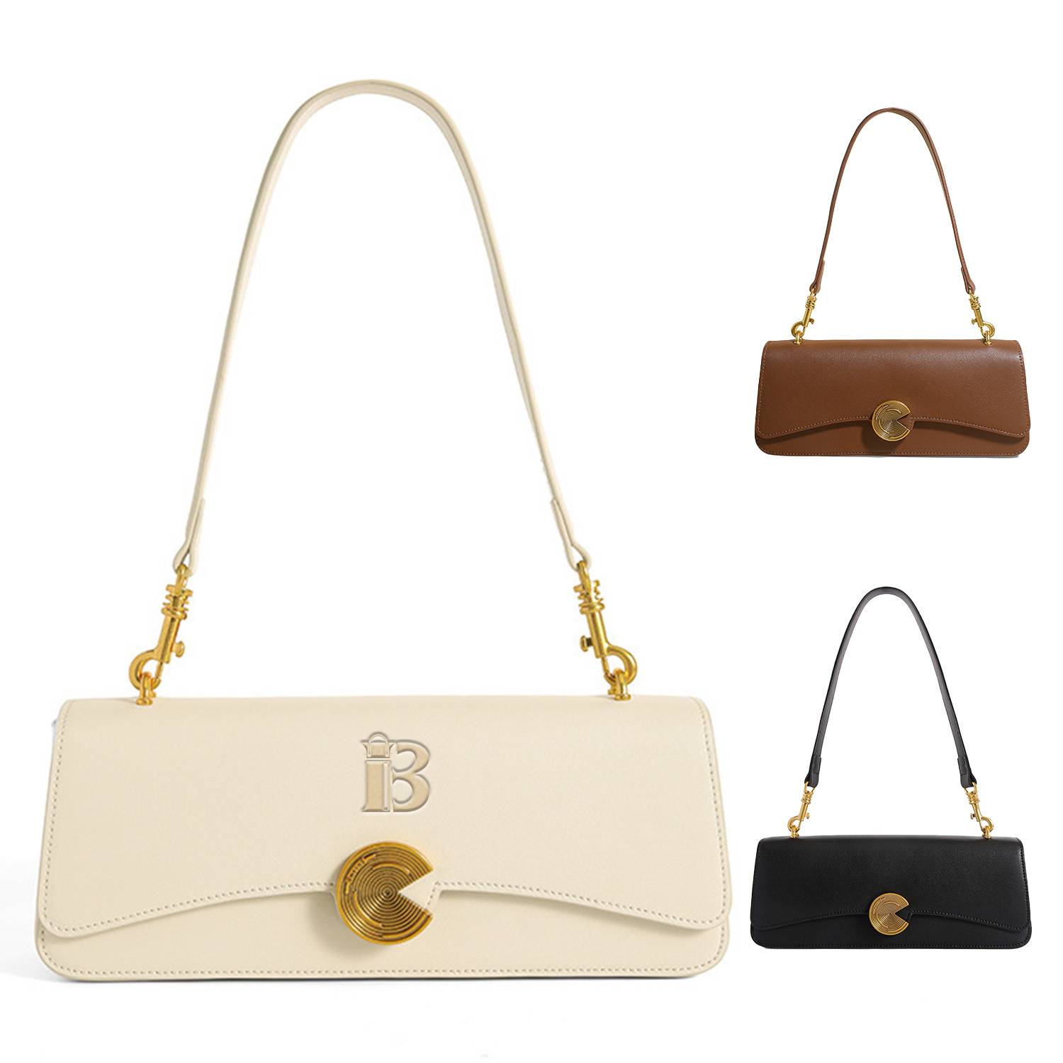 Genuine Leather Women's Tote Bag, custom tote bag with logo imprint 1