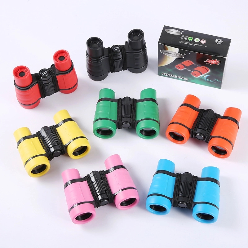 Children Telescope 4X Binoculars Focus Adjustable Glass Lens 6