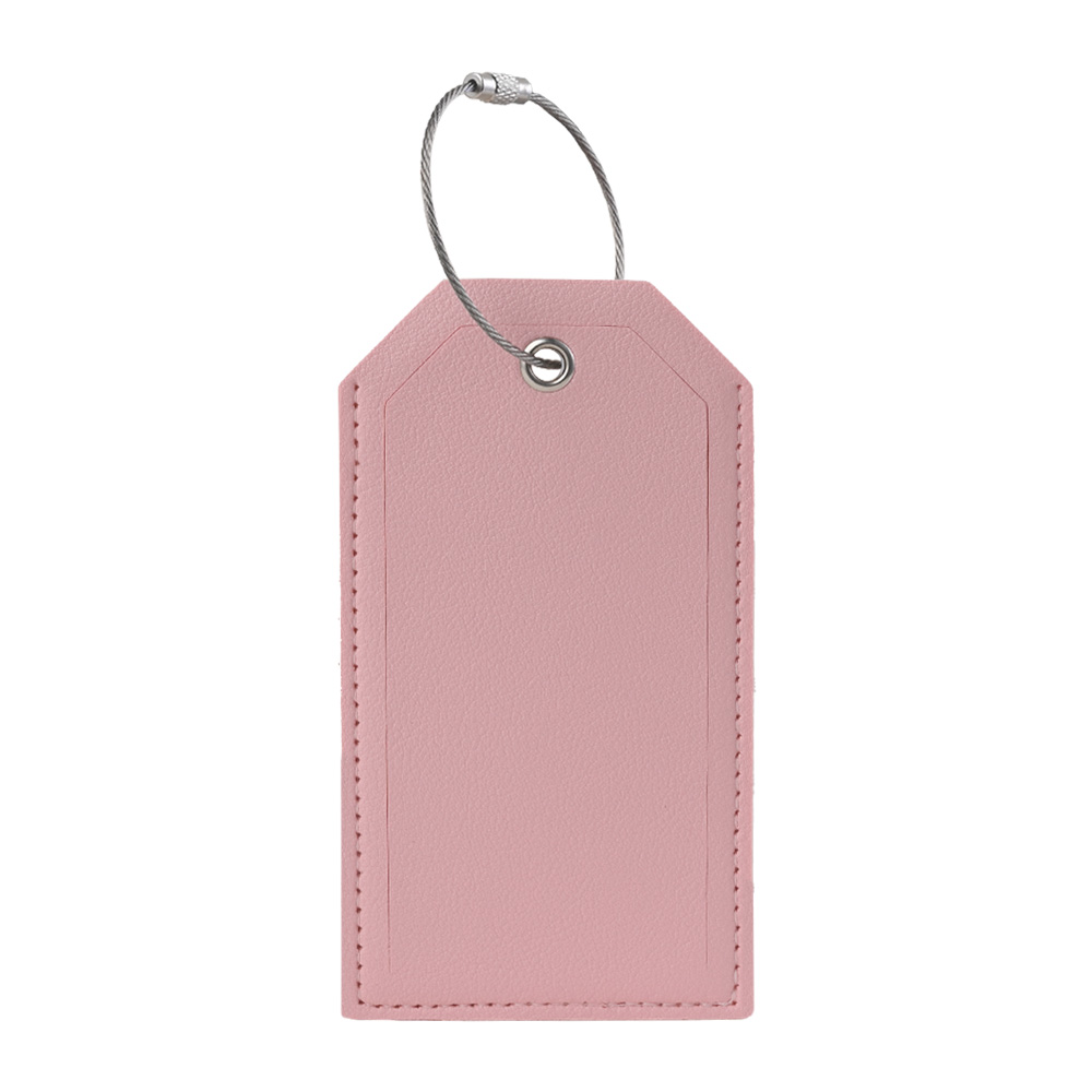 Soft Vegan Leather Luggage Tag 3