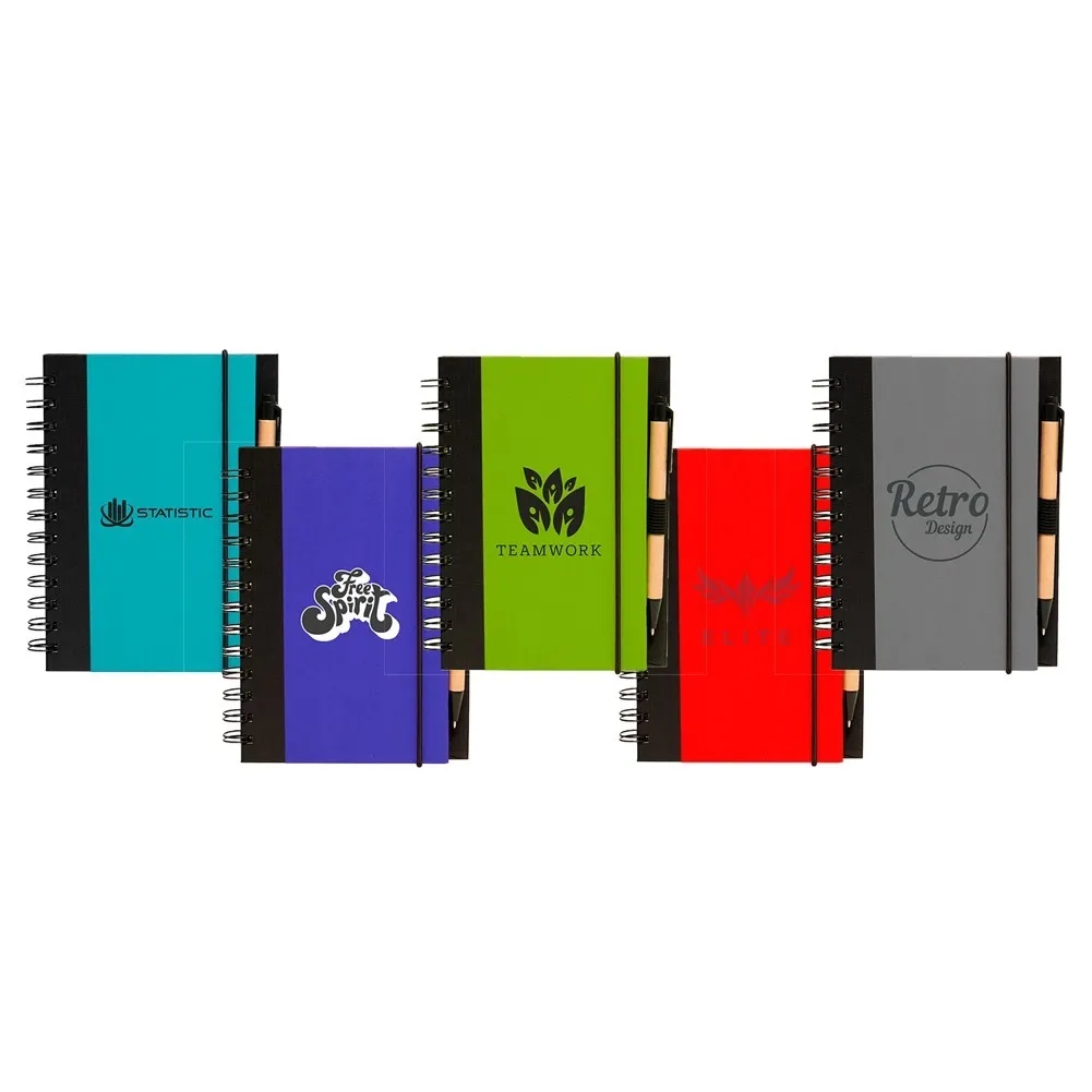 Eco Hardcover Journal & Pen (5"X7") 7