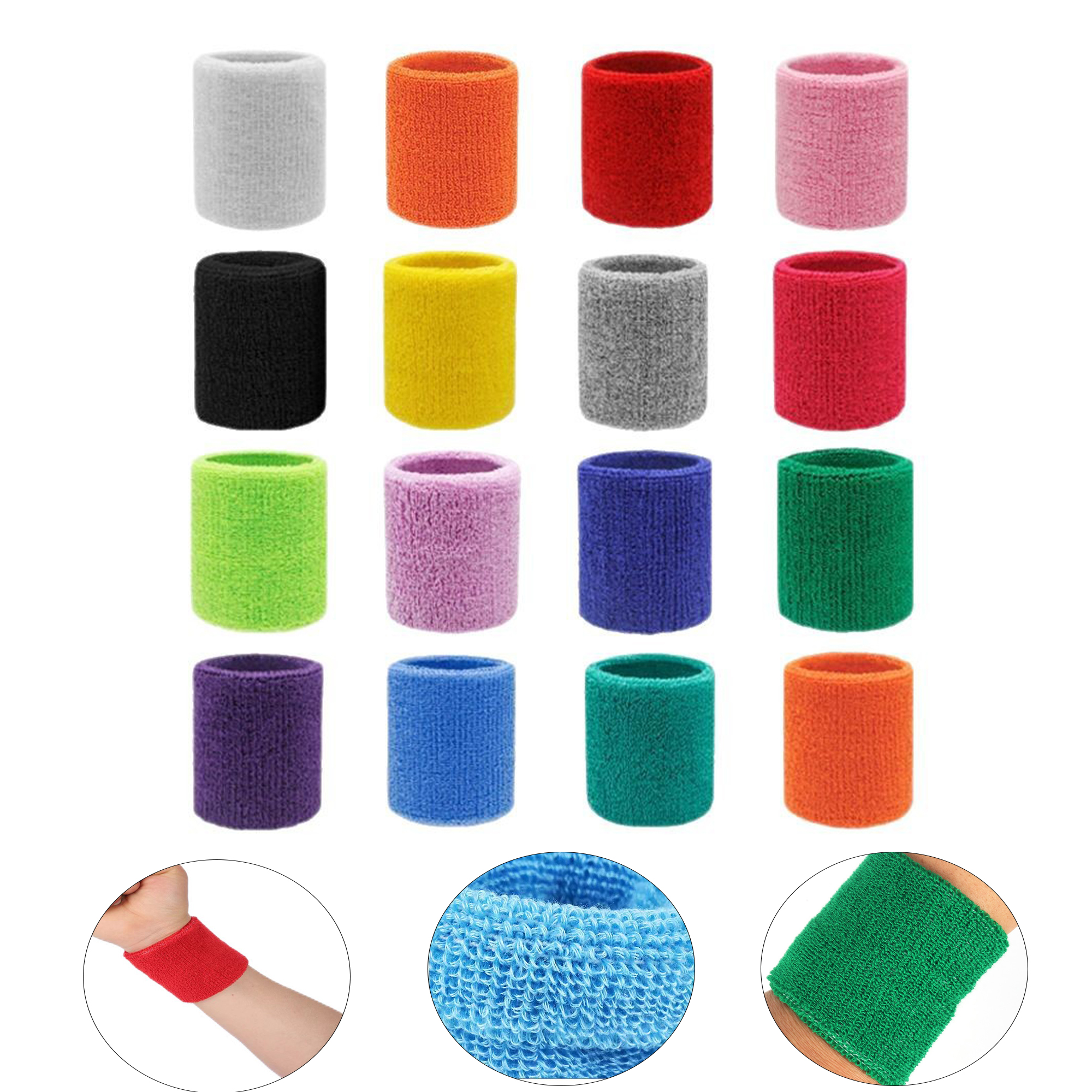 Sports Wristbands Wristbands Wrist Sweatbands MOQ100 2