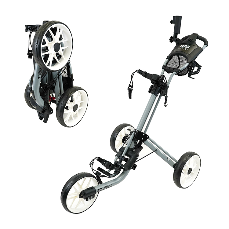 Izzo EZ Roll 3-Wheel Push Cart 1