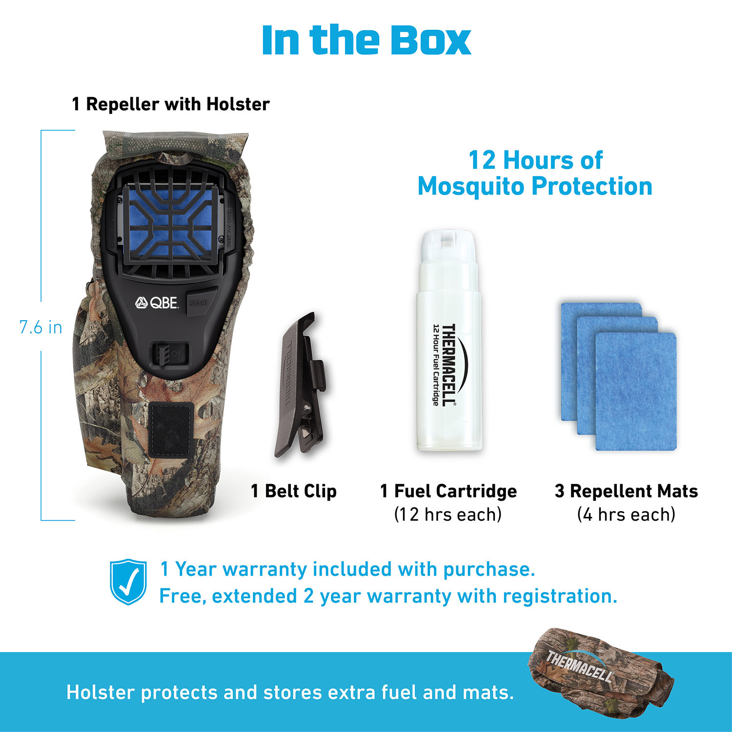 Thermacell® Portable Mosquito Repeller Hunt Pack 8