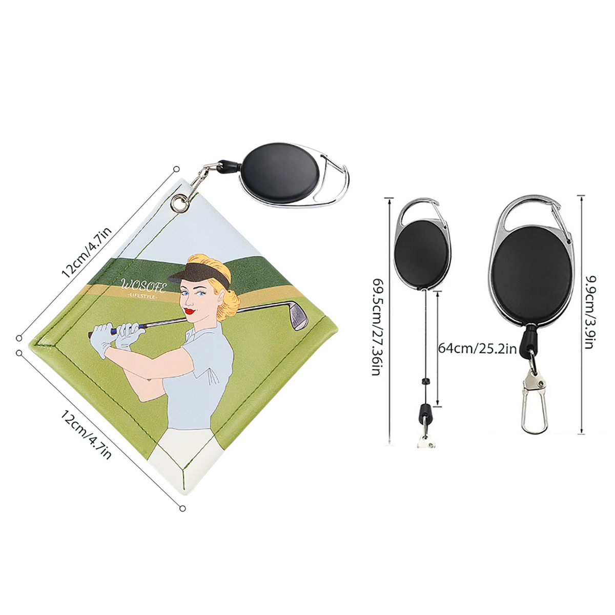 Full Color Golf Ball Cleaning Towel 2