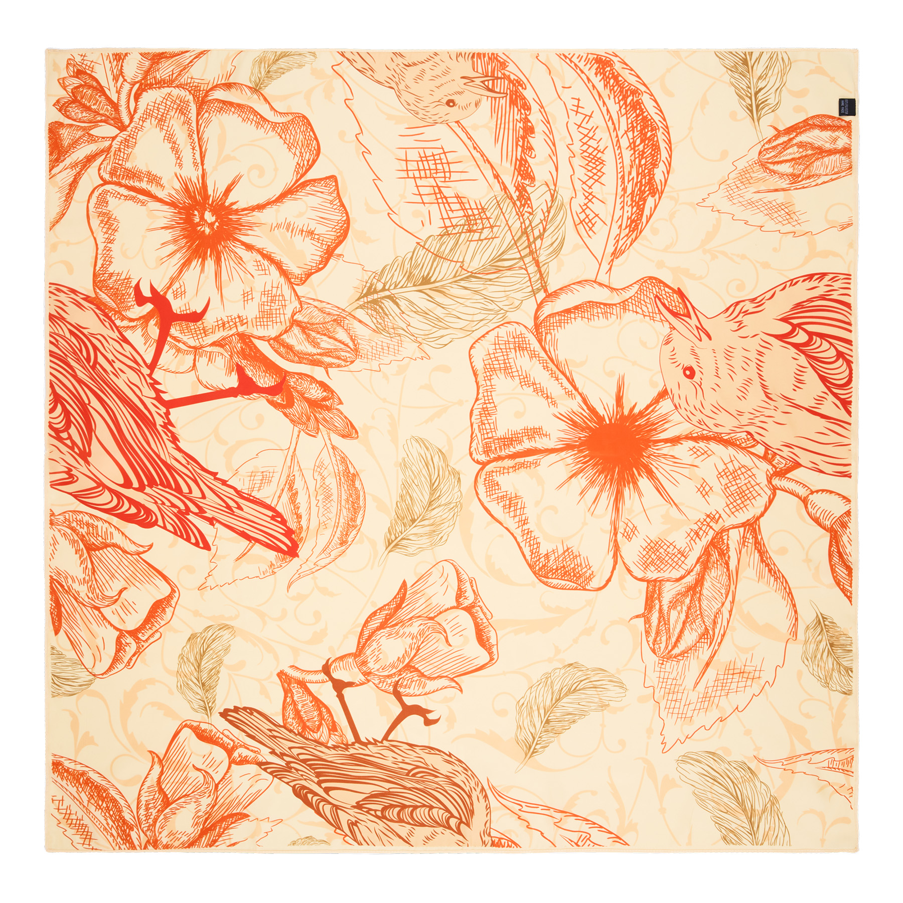 Silk-like Satin Square Bandanna (Machine Washable) 9