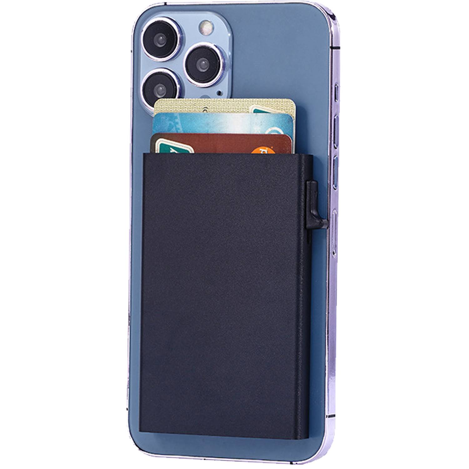Aluminum Magnetic Phone Card Wallet 5