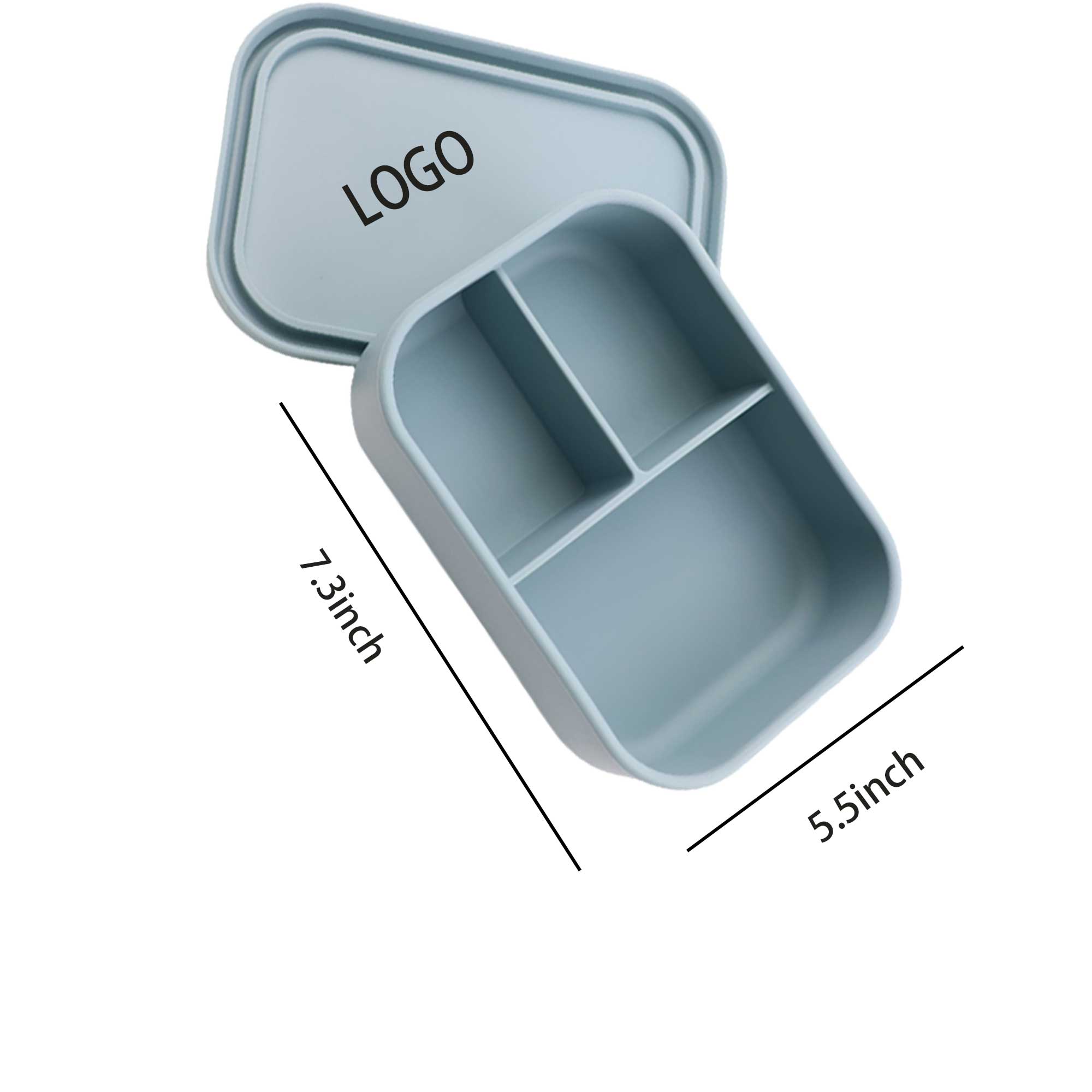 Eco-Friendly Reusable Silicone Lunch Box 3