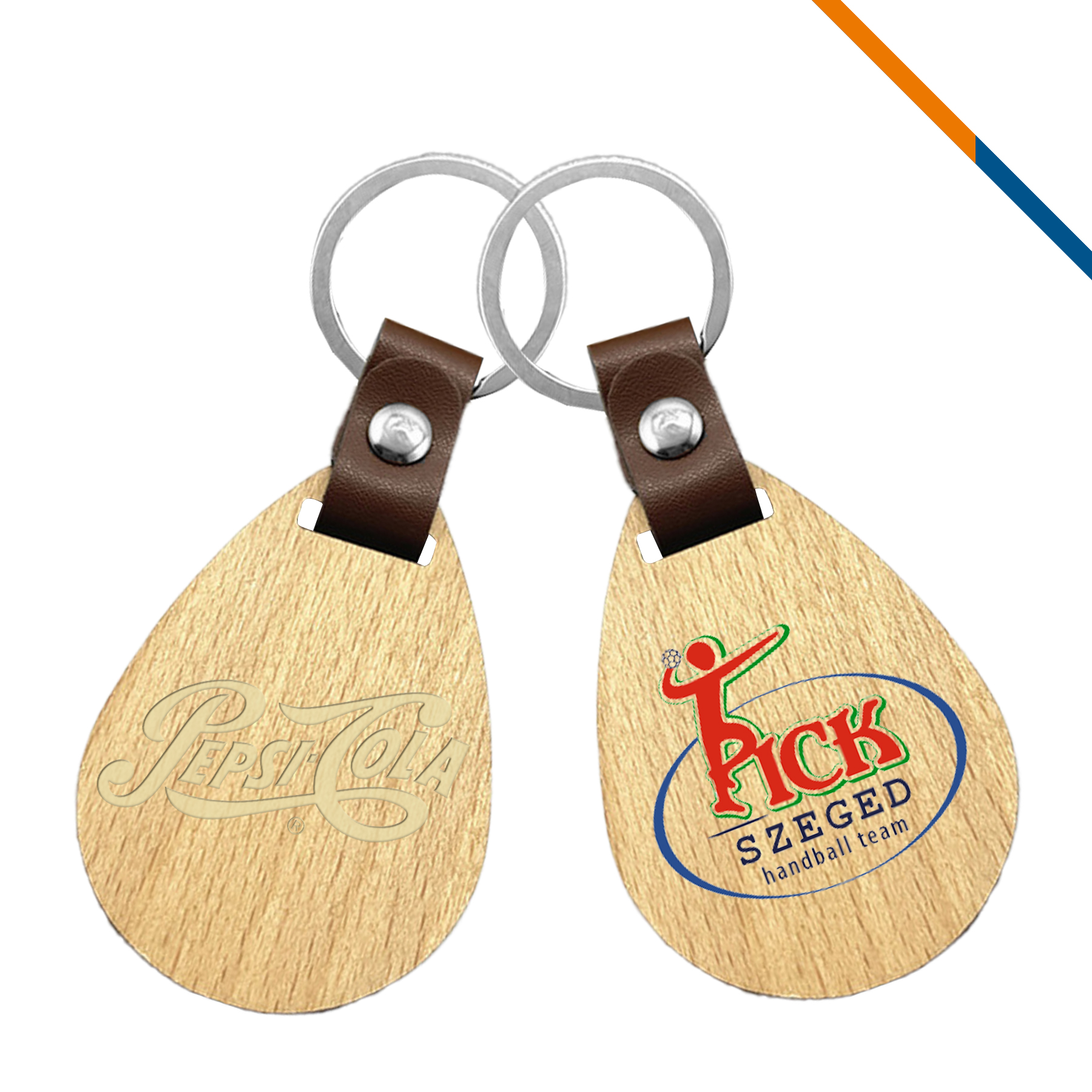 Patter Wooden Keychain 1