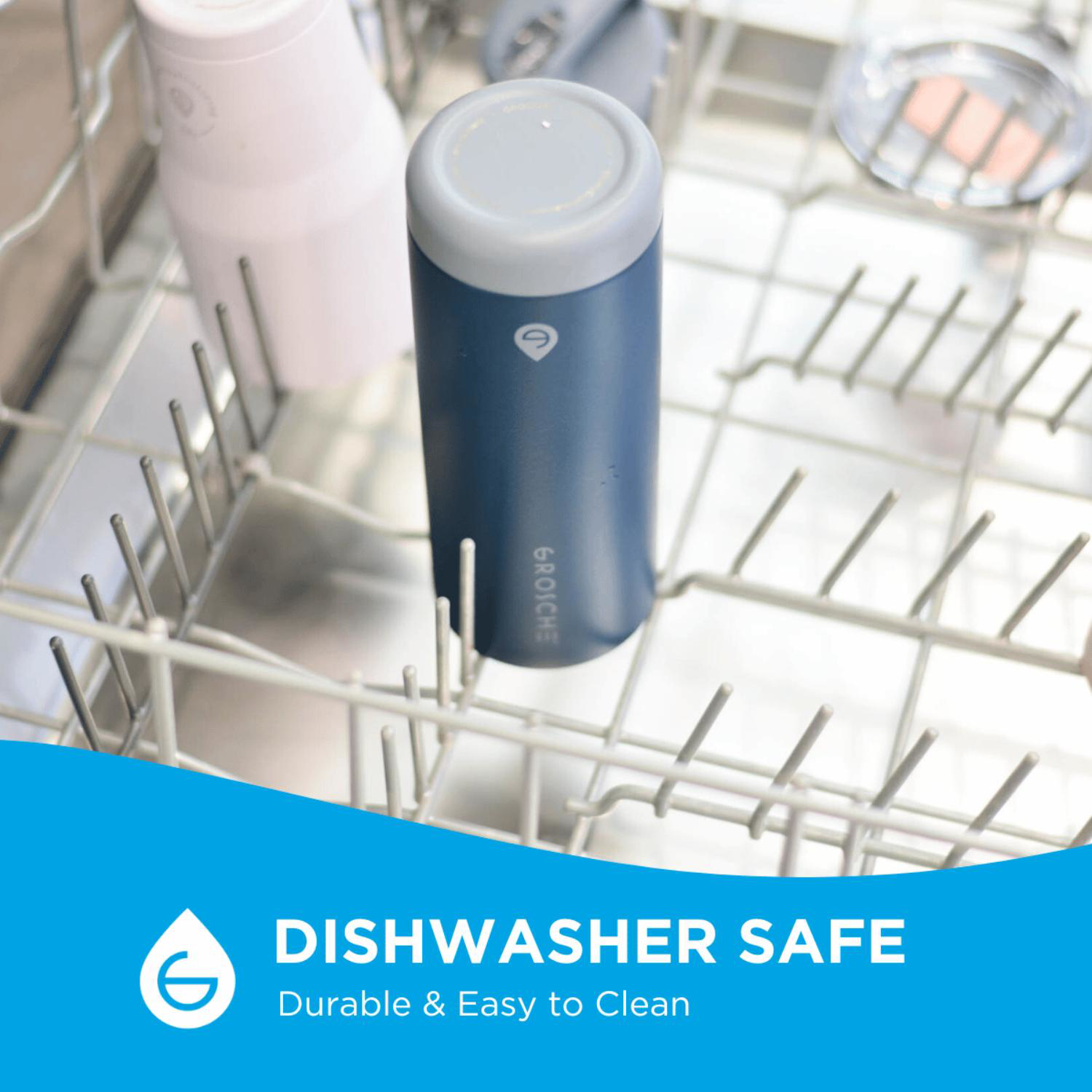 40 oz. GROSCHE® ALPINE Flip 'N Sip Insulated Water Bottle With Straw 4