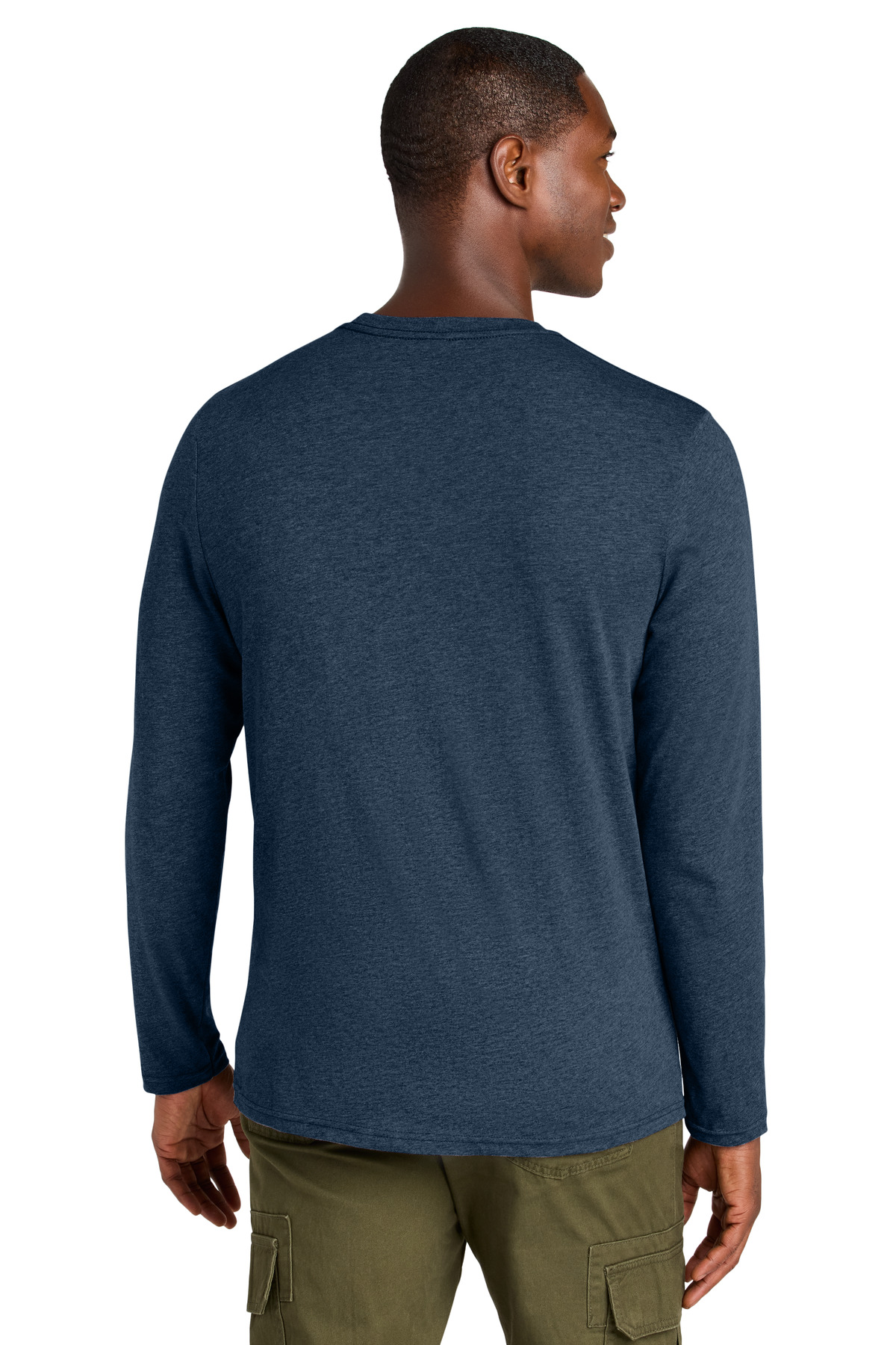 District Perfect Weight CVC Long Sleeve Tee DT185 57