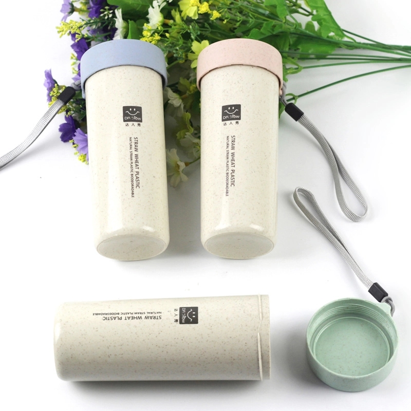 420ml Wheat Straw Water Bottle 2