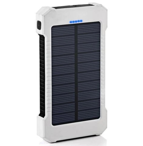 8000 mAh solar energy power bank with compass 6