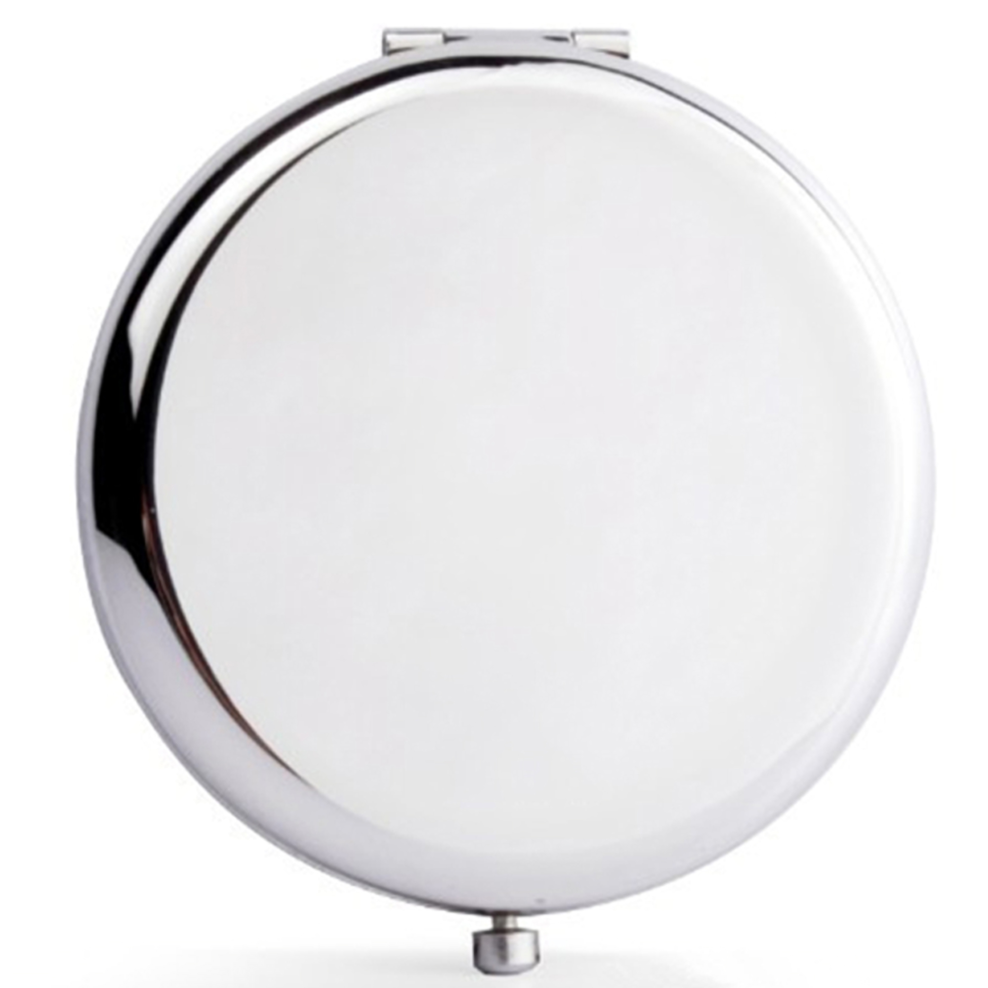 Stainless Steel Round Compact Mirror 3