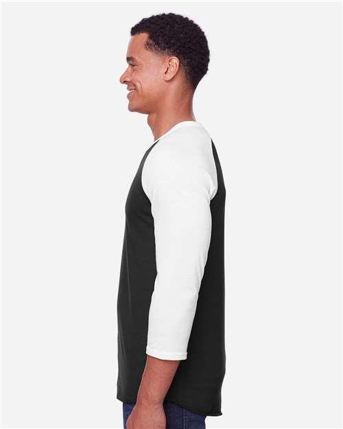 Premium Blend Ringspun Three-Quarter Sleeve Raglan Baseball T-Shirt - 560RR 6