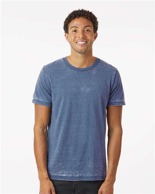 Unisex Acid Wash Burnout T-Shirt - 1350 18