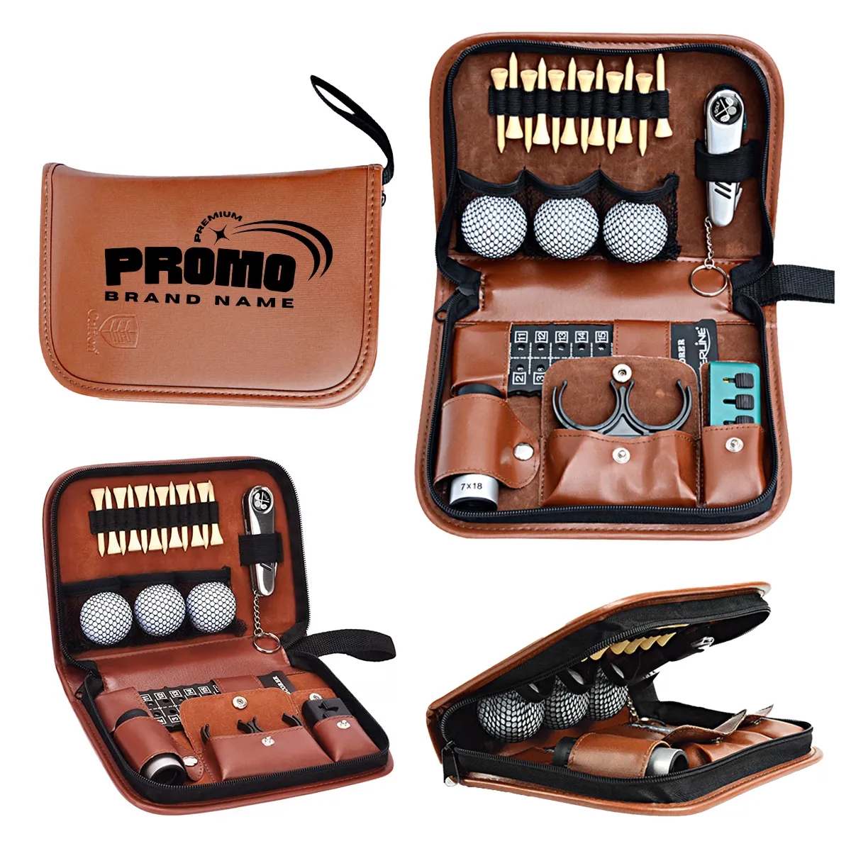 In Stock Custom PU leather Hi-End Case Golf Bag 7
