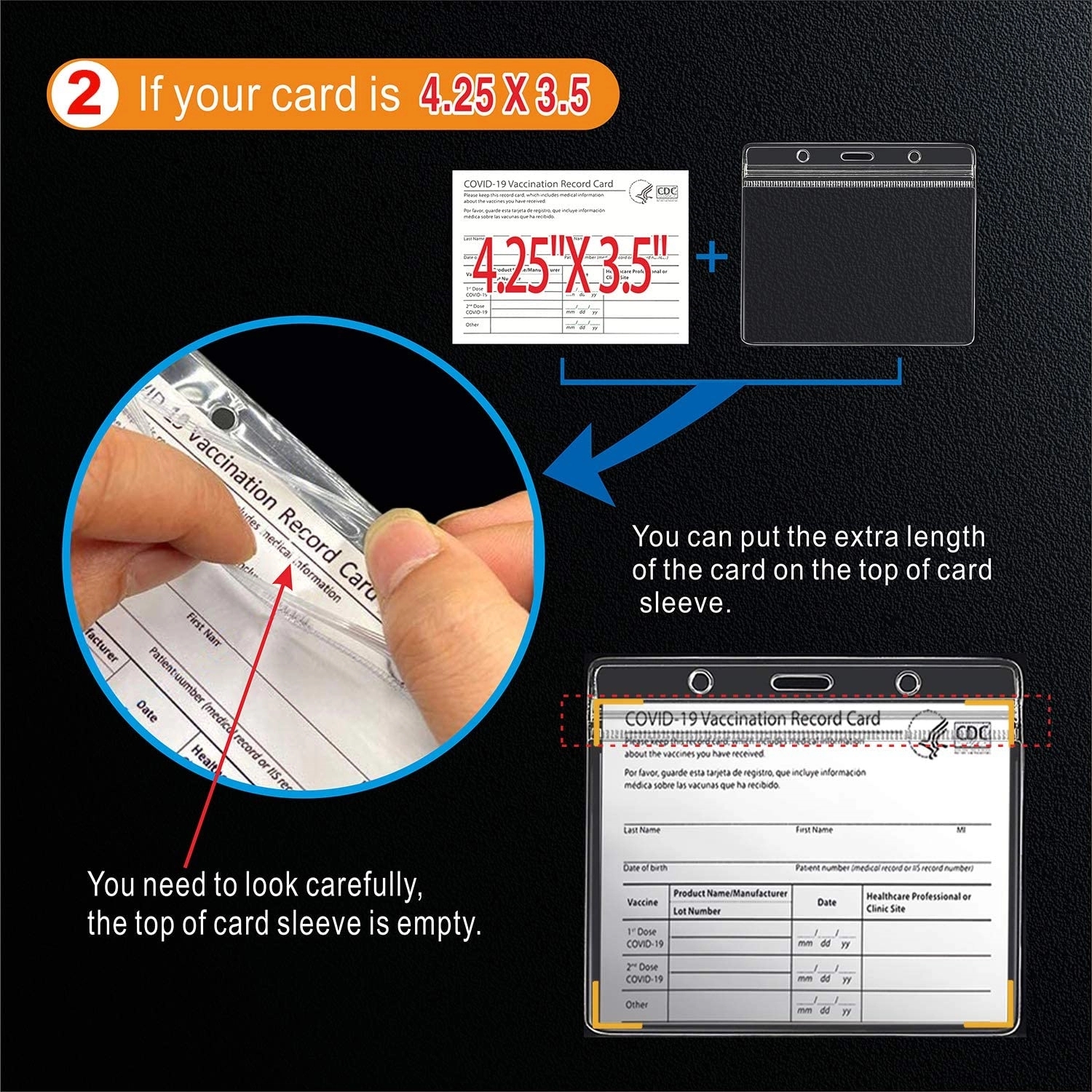 Portable Vaccine Card Protector Kit 5