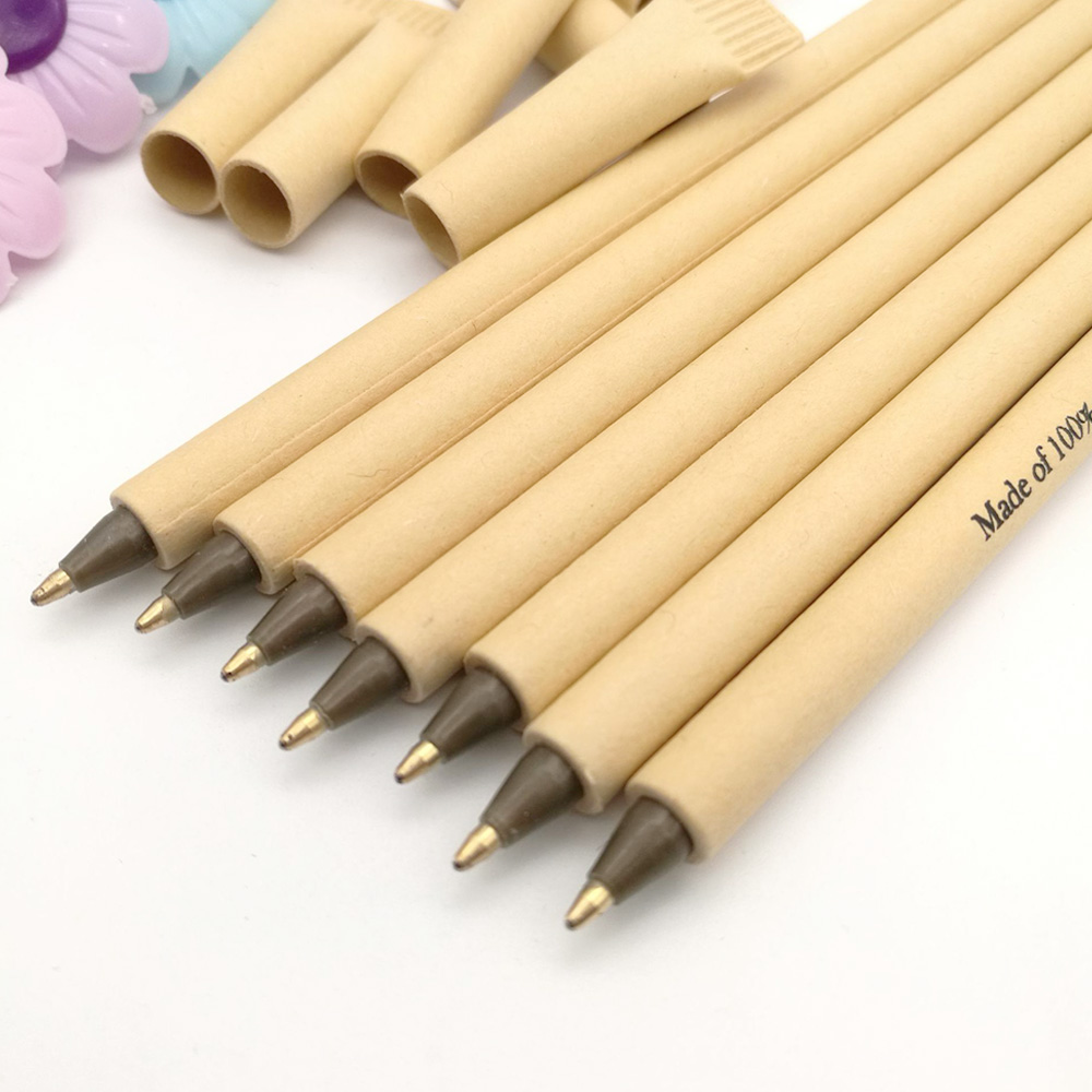Environmentally friendly paper tube 1.0mm ballpoint pen 3