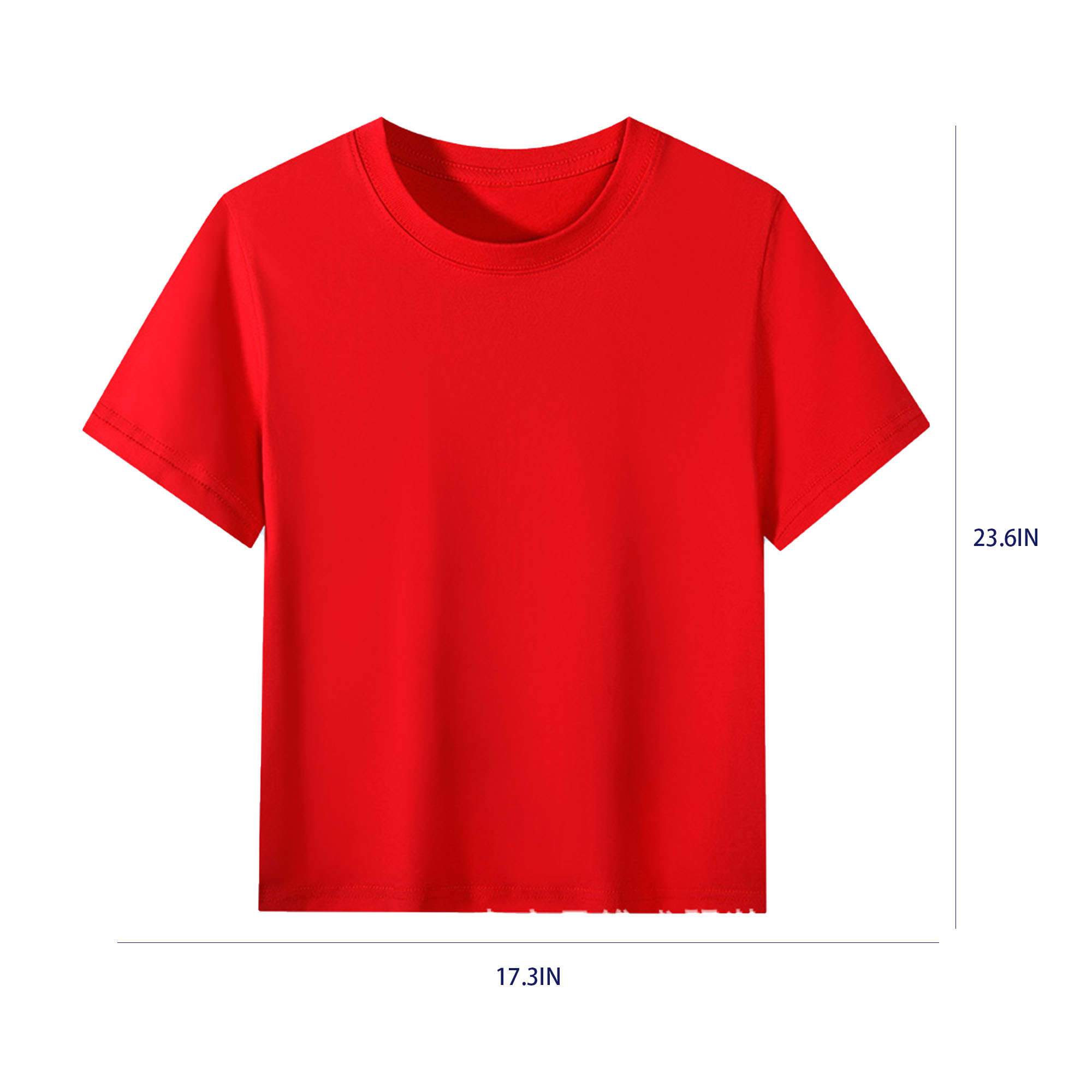 Pure Cotton Children's Short Sleeved T-shirt 9