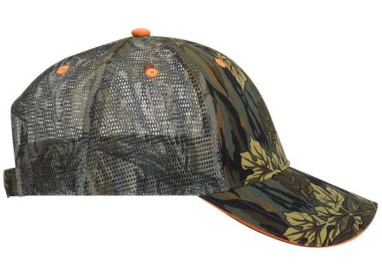 OTTO CAP® Camouflage 6 Panel Low Profile Mesh Back Trucker Hat 3