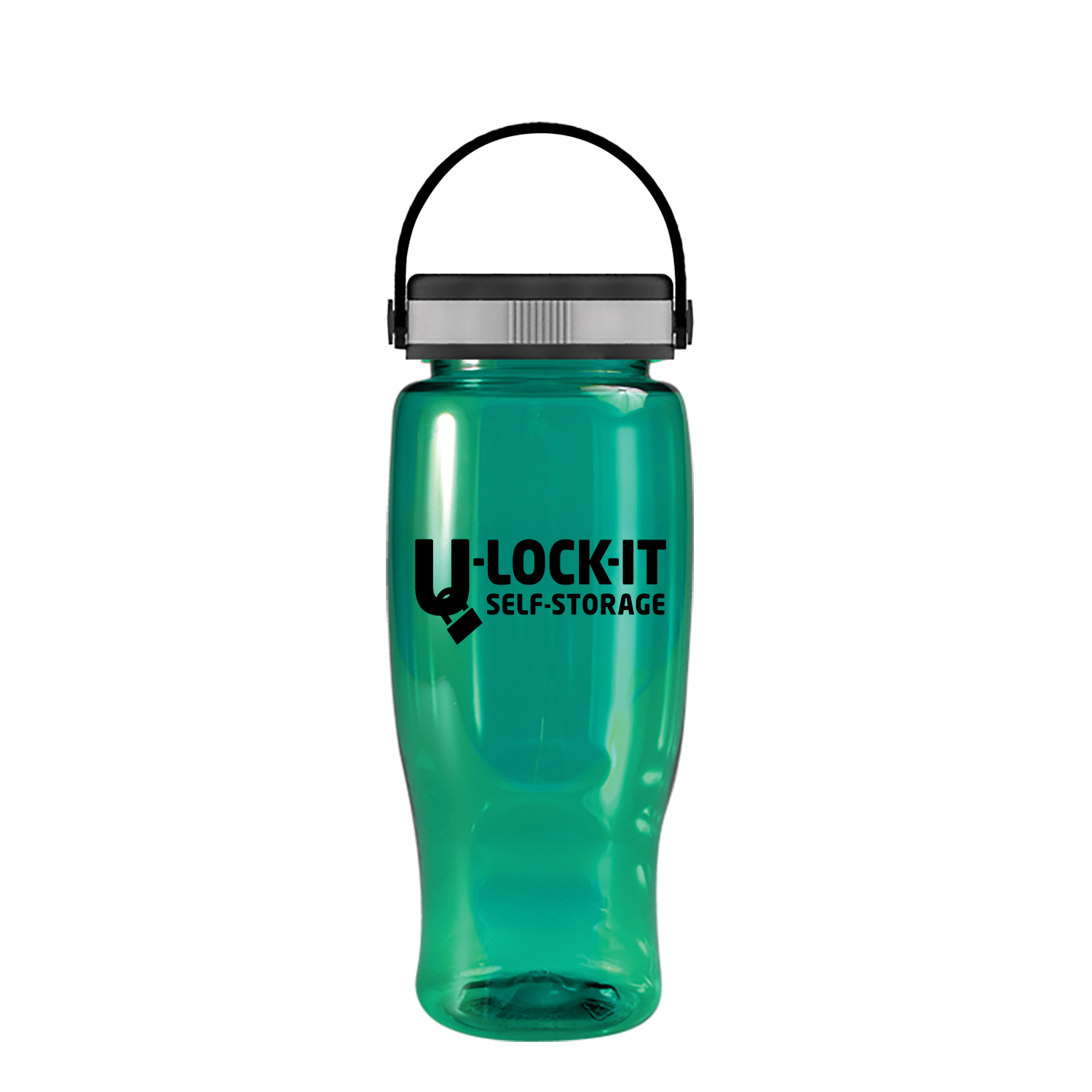 Poly-pure - 27 oz. Transparent Bottle with EZ Grip 6