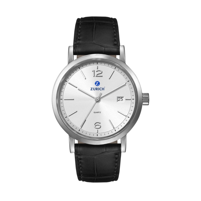 39MM, SS, SILVER CASE, 3-HAND MVT, DTE