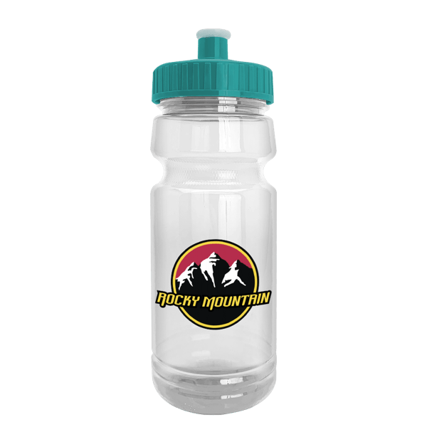 Wheely 24oz Transparent Bike Bottle w/Push-Pull Lid 6