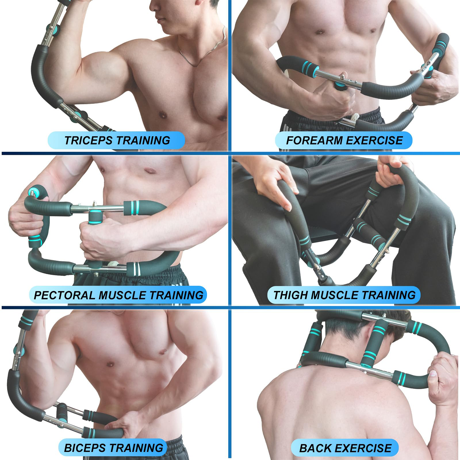 Adjustable Arm Strength Trainer - 3-Level Resistance Tool 4
