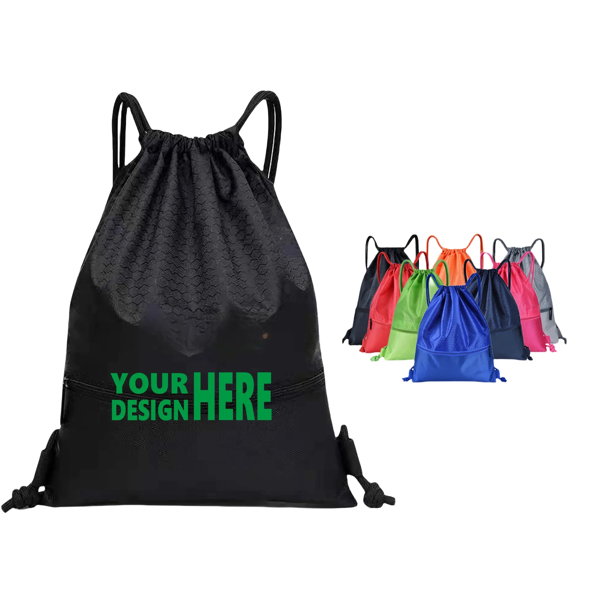 Waterproof Gym Drawstring Oxford Bags MOQ20 4