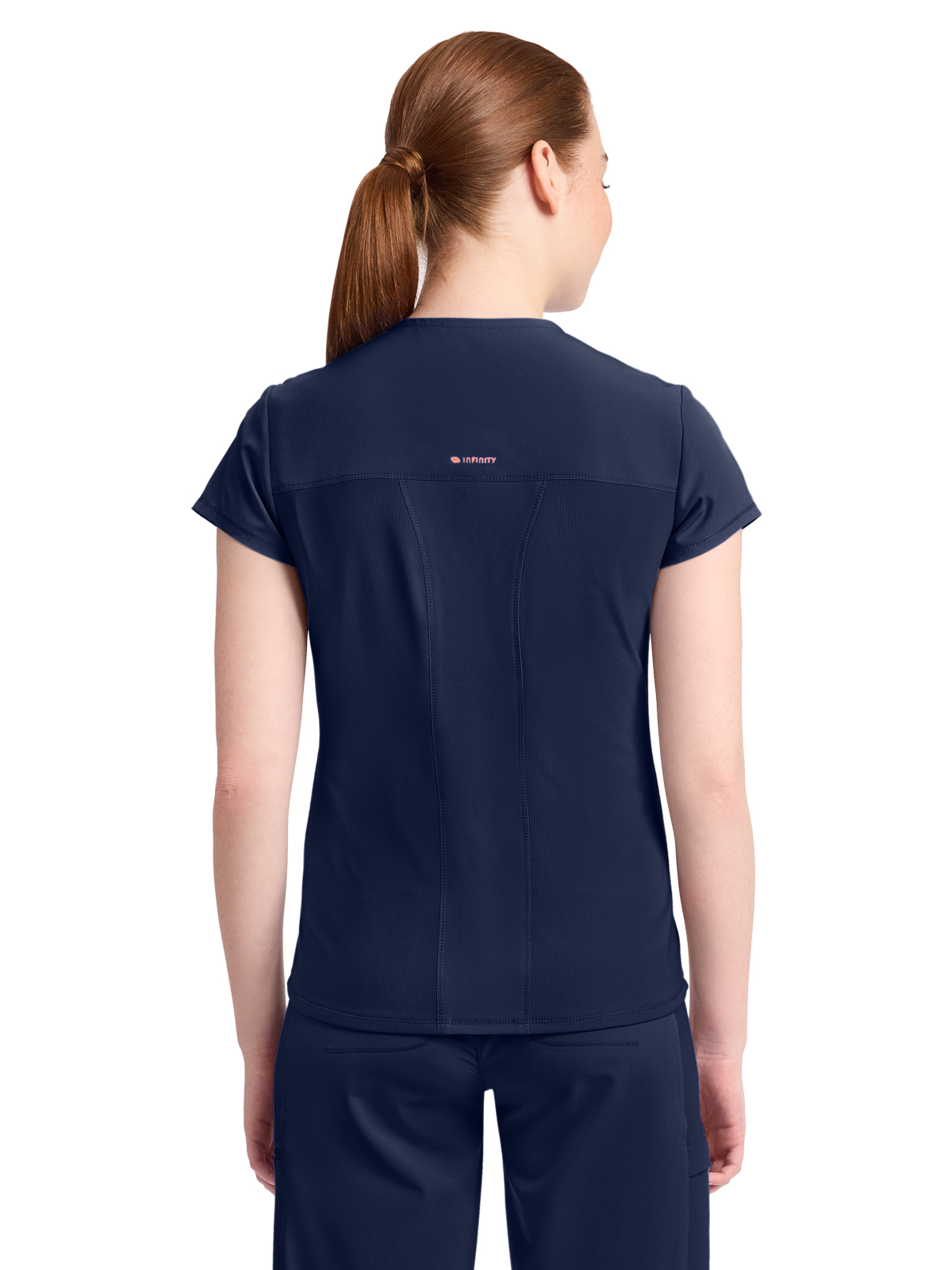 Infinity GNR8 - Women's 2-Pocket Mock-Wrap V-Neck Top 13