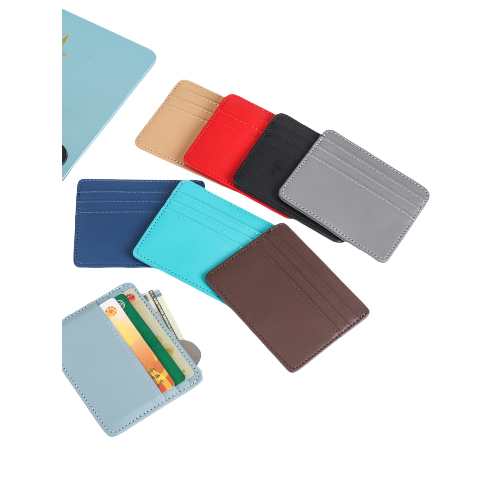 PU Large Capacity Card Case 4