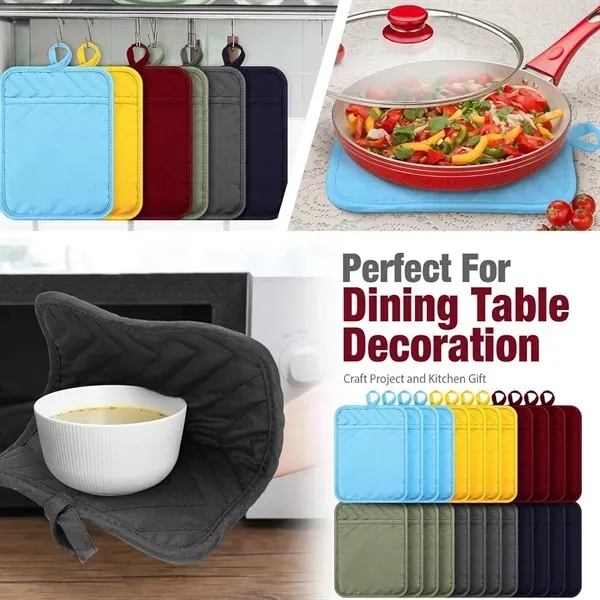 Heat-Resistant Pot Holder with Pocket 5