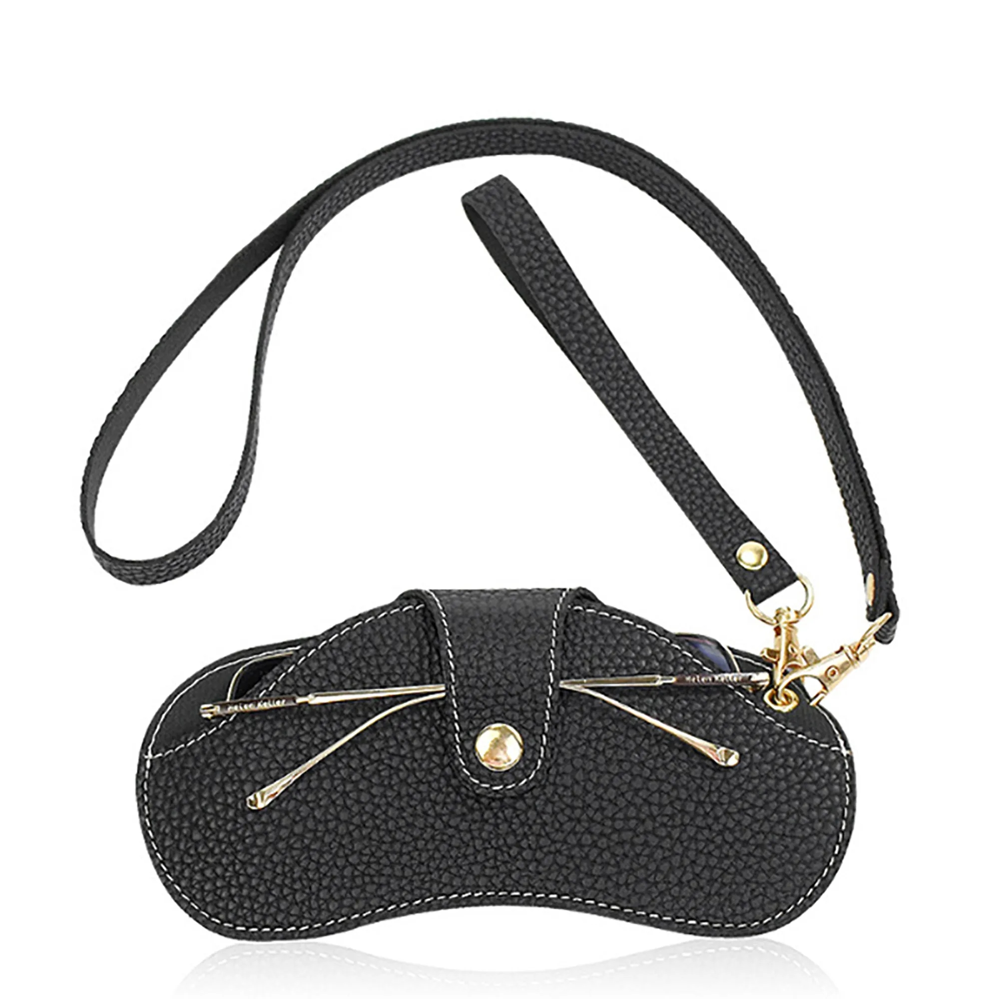 Portable Neck-Hanging Scratch-Resistant Sunglasses Pouch 10