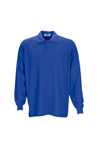 Long Sleeve Soft-Blend Double-Tuck Pique Polo 48
