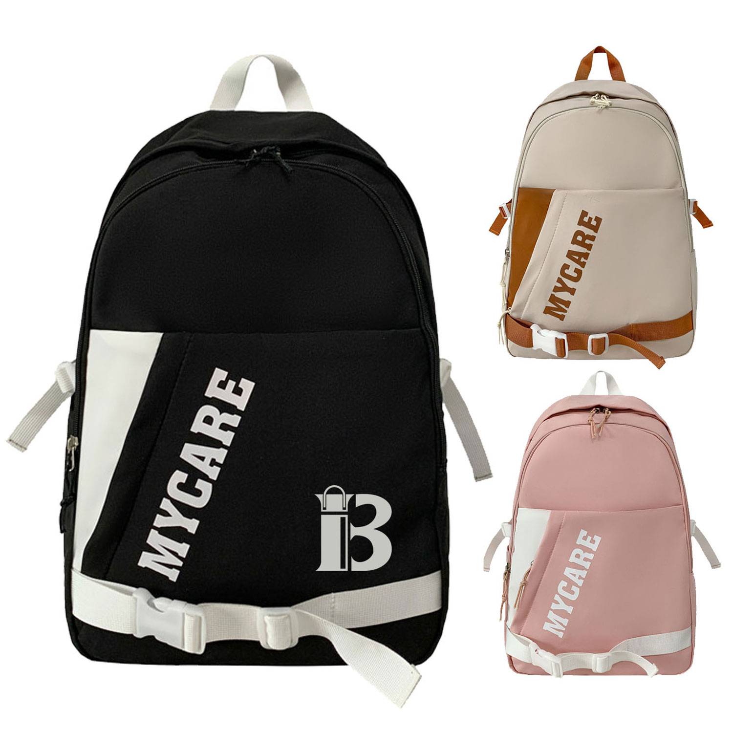 Waterproof Nylon Backpack Anti-Theft Pocket
