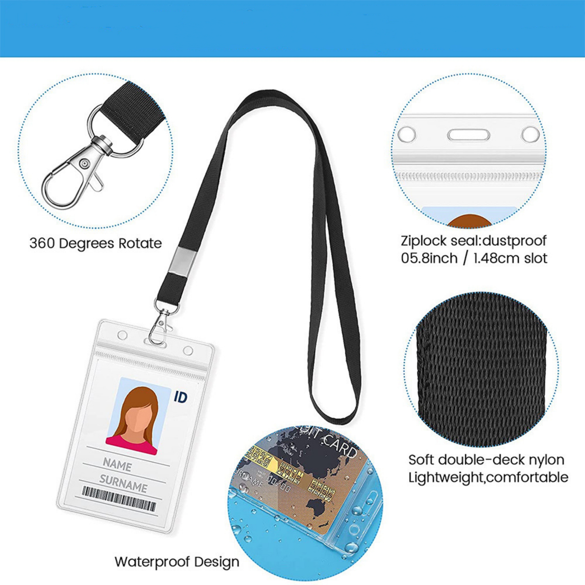 Lanyard With ID Card Holder 4