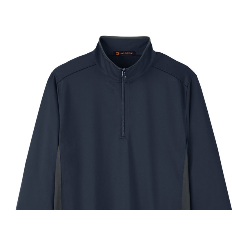Harriton Men's Flash Snag Protection Plus IL Colorblock Quarter-Zip 28