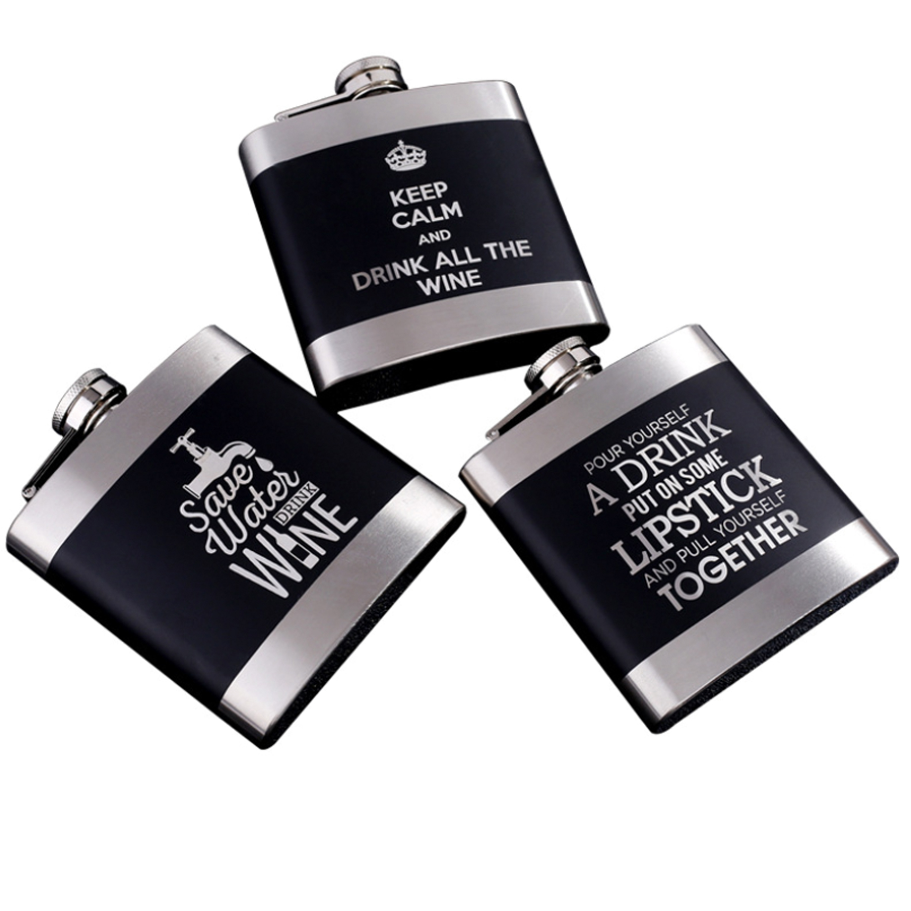 6oz Stainless Steel Flask
