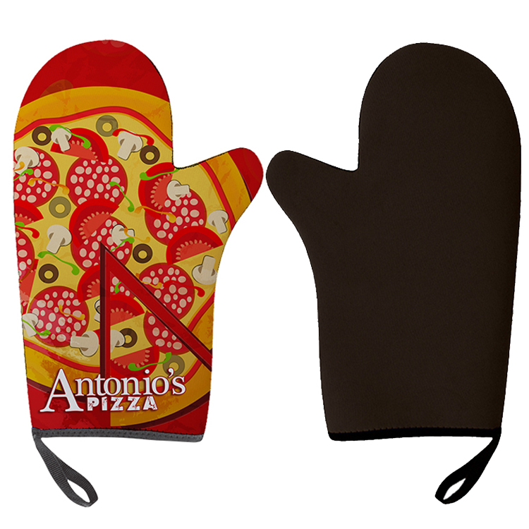 Left Handed Full Color Oven BBQ Mitt 3