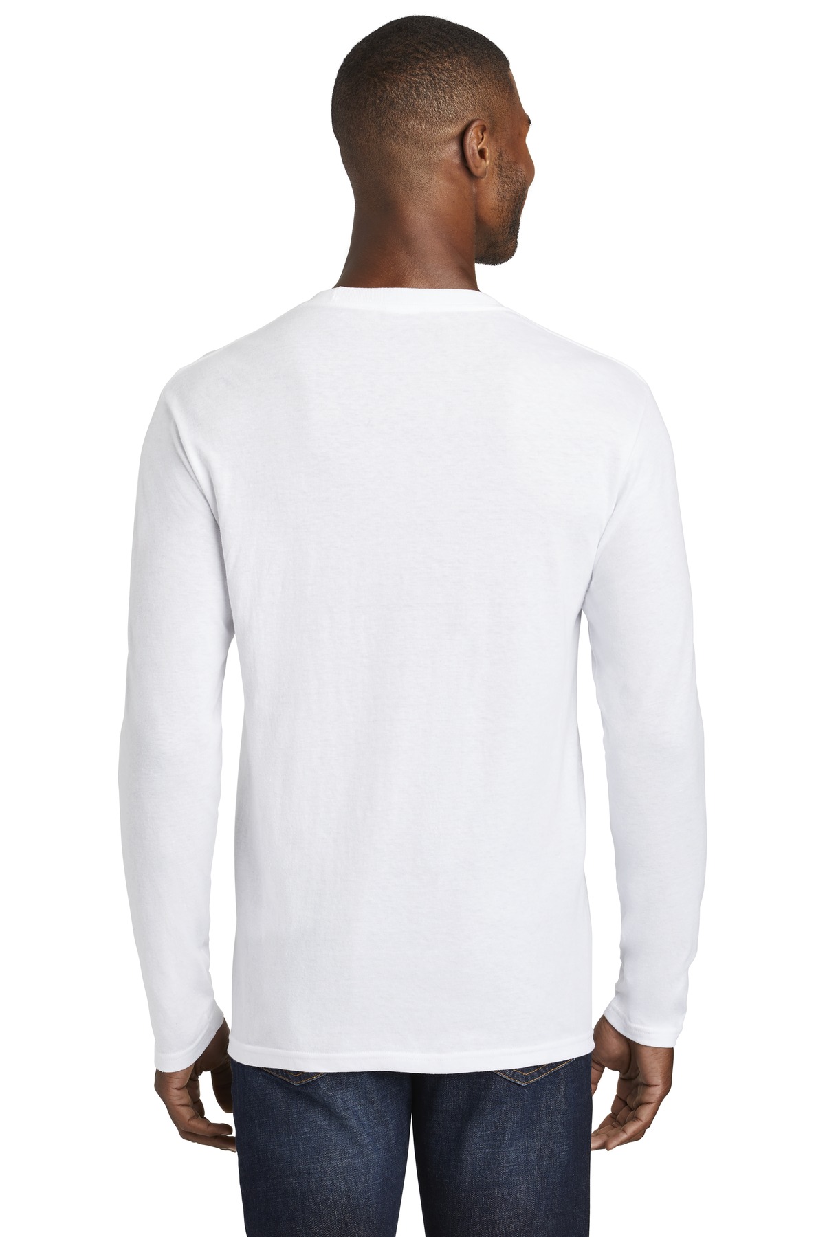 Port & Co Long Sleeve Fan Favorite Blend Tee. PC455LS 44