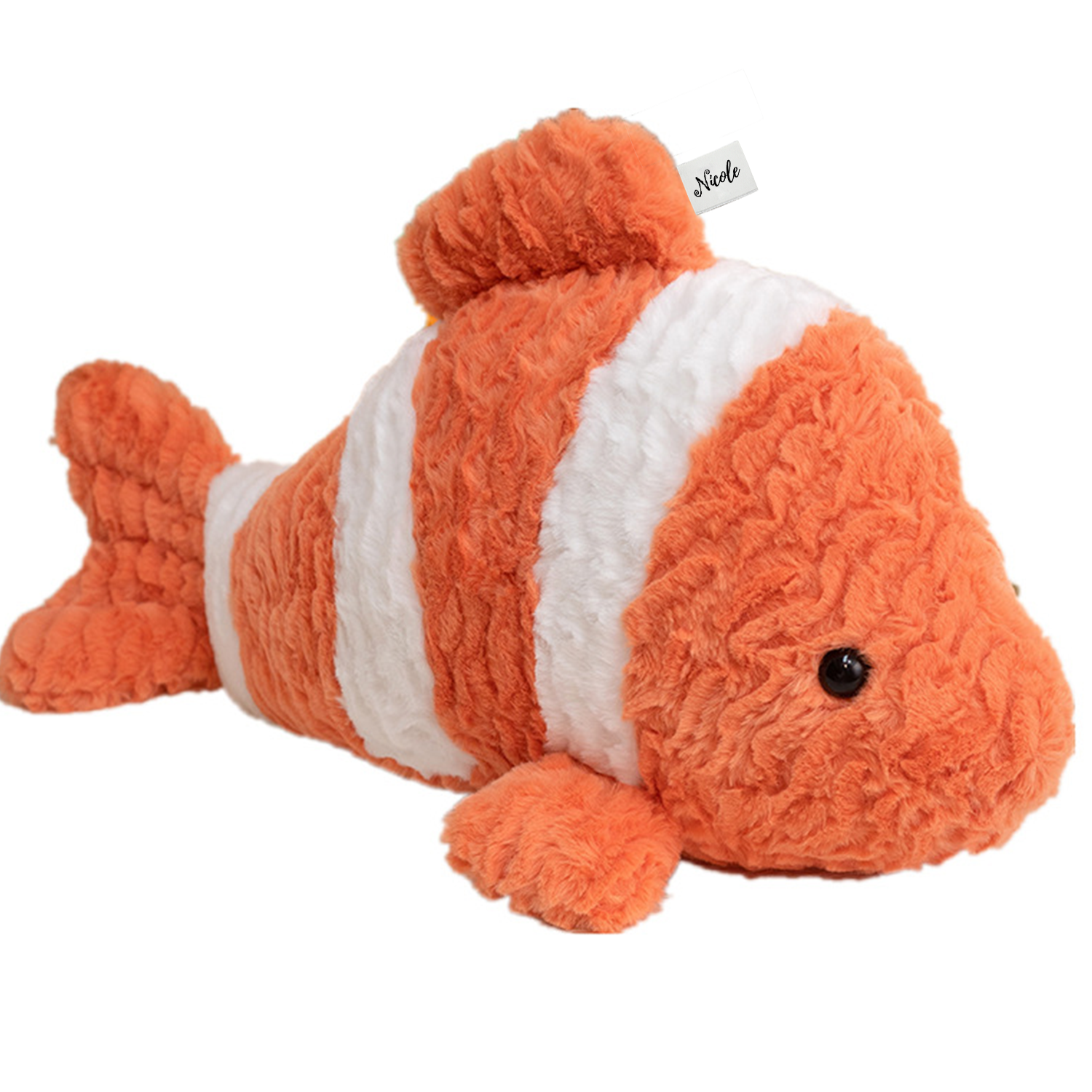 Kids PP Cotton Cute Clown Fish Plush Stuffed Toy 2
