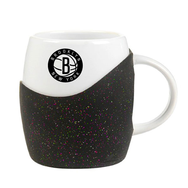 14 oz Rotunda with Glitter Band Mug 11